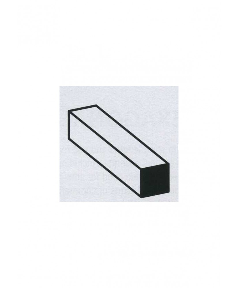 barre en aluminium de section carrée - 3,00 x 3,00 x 1000mm - URBIA SPRL