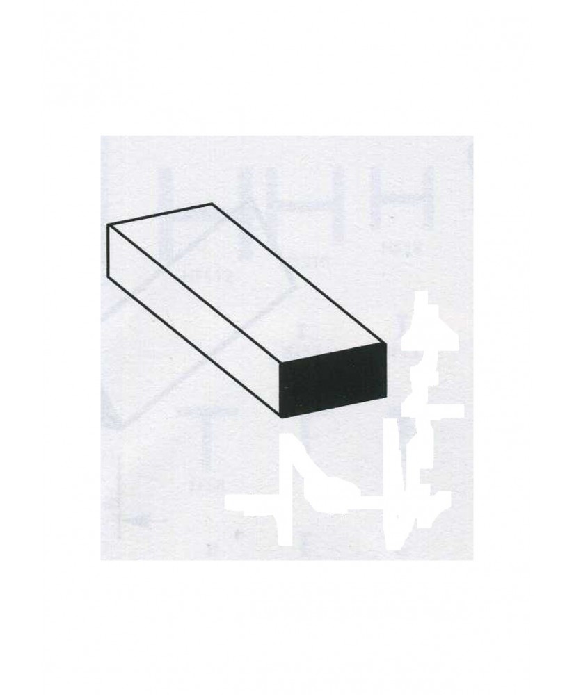 barre en laiton de section rectangulaire - 1,00/2,00 - 1000mm ( 303139 )