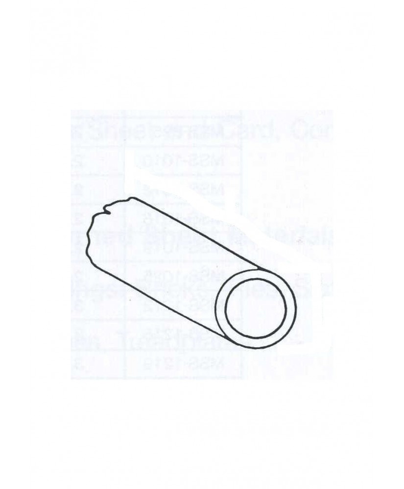 tube en aluminium de section ronde - 2,00/0,25 - 1000mm ( 301025 )