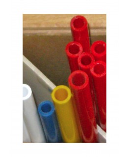 tube en butyrate de couleur P-()-003 de section ronde - diamètre 2,40mm ( 401417 ) 