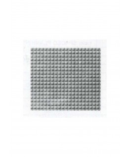 plaque de sol carrelé en polystyrène gaufré - couleur(s) : gris - 0,50 x 175 x 300mm - échelle : 1/100 ( 603012 )