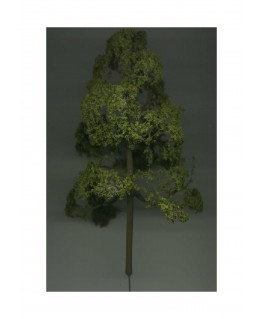 arbre feuillu en métal photodécoupé et floqué vert clair -130,00mm ( 606758 )