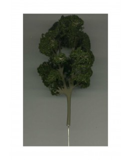arbre feuillu en métal photodécoupé et floqué vert foncé - 110,00mm ( 606770 )
