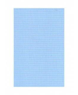 feuille de polyester - impression blanche - rectangles de 1,50mm x 3,00mm - 0,50mm - 220/310mm  ( 103 016 )